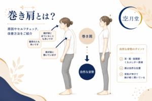 巻き肩とは？原因やセルフチェック、改善方法を解説